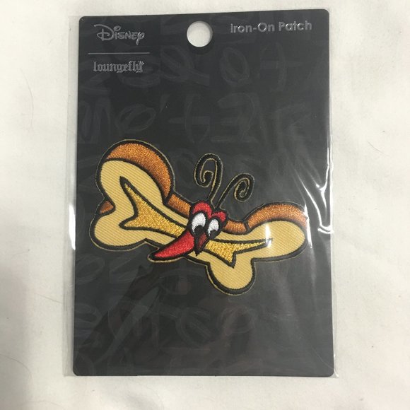 Alice in Wonderland Bread and Butter Fly Iron on Patch - Picture 1 of 1